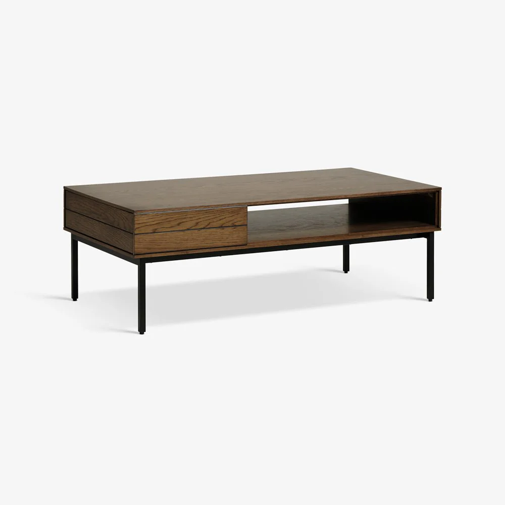ASHOK | שולחן סלון מלבני מעץ, 120/60 ס"מ - Image 3
