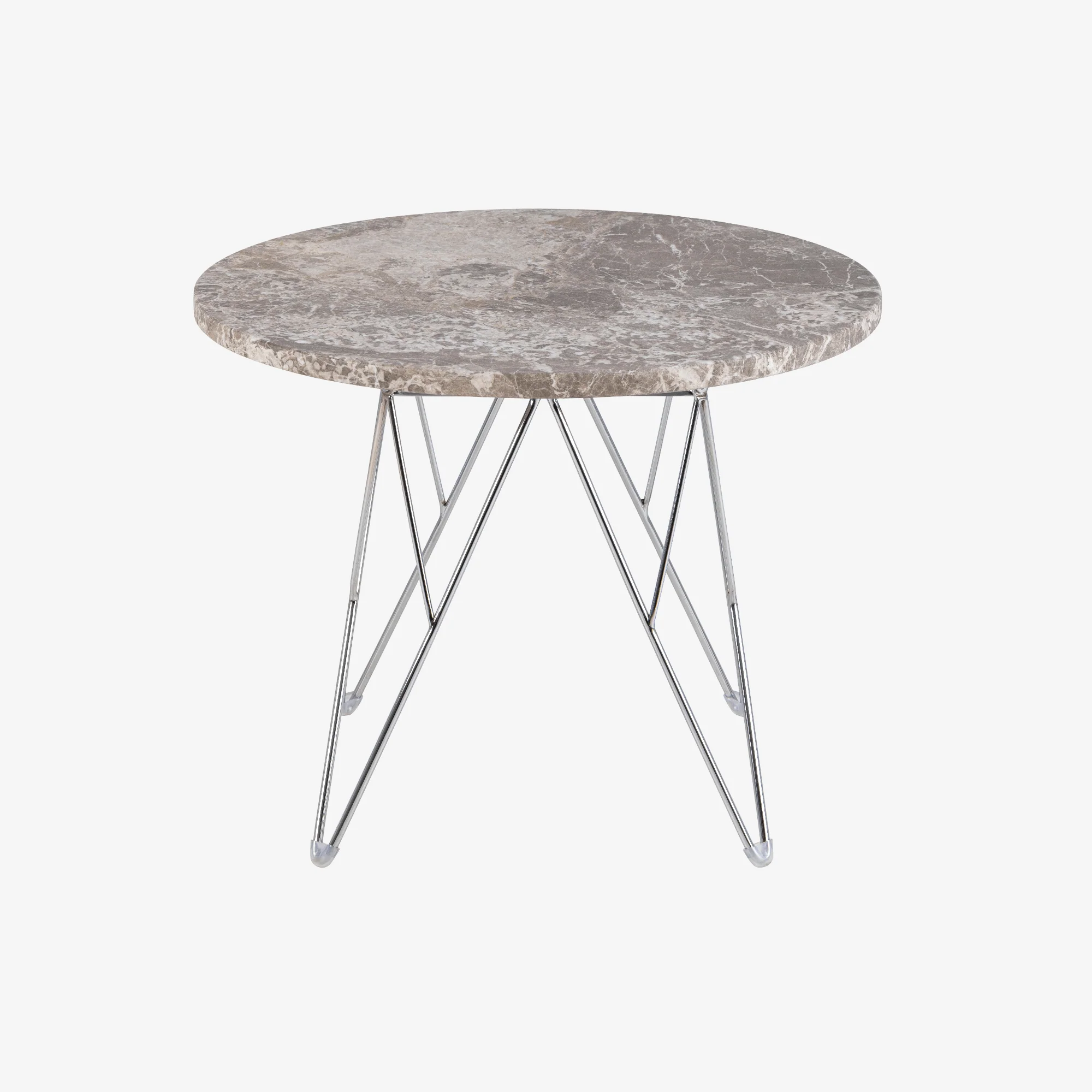 BLOMA | שולחן צד עגול משיש ומתכת, קוטר 55 ס"מ - Image 6