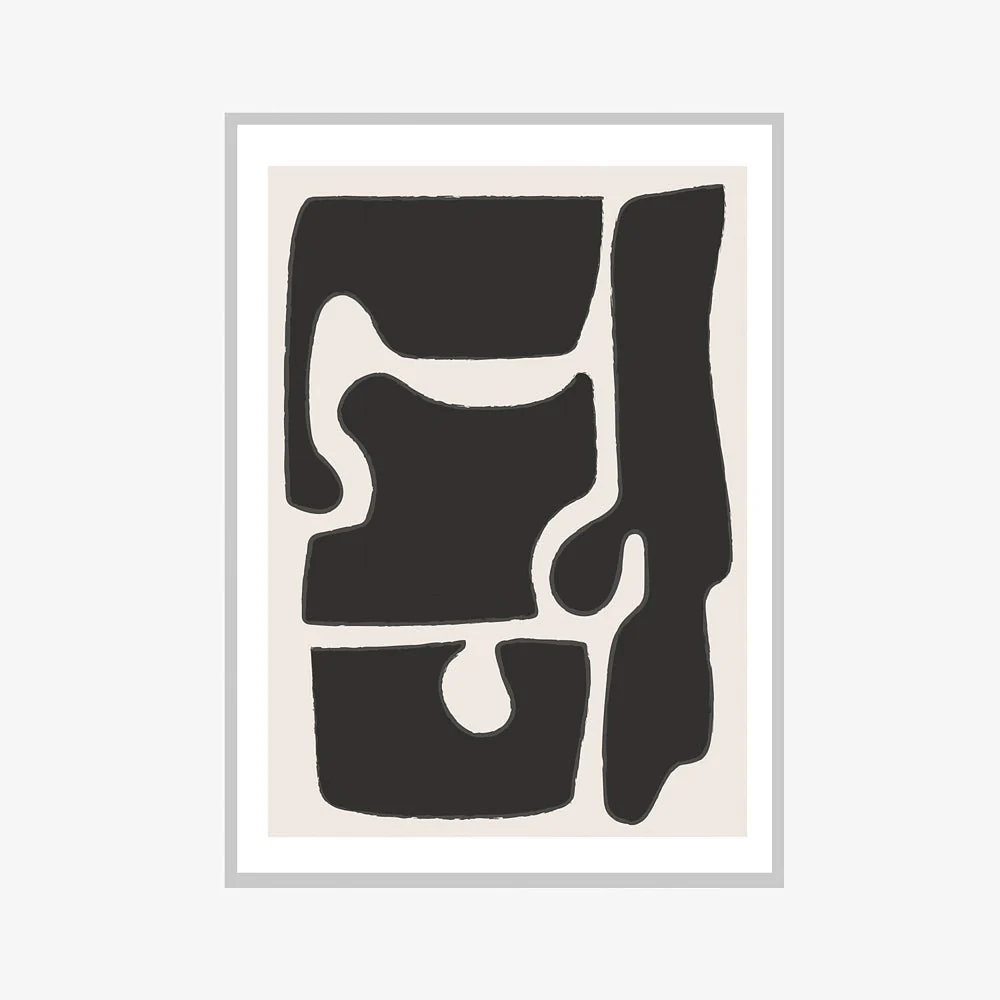 CLONIXUM | פרינט דיגיטלי מופשט במסגרת עץ מלא - Image 2