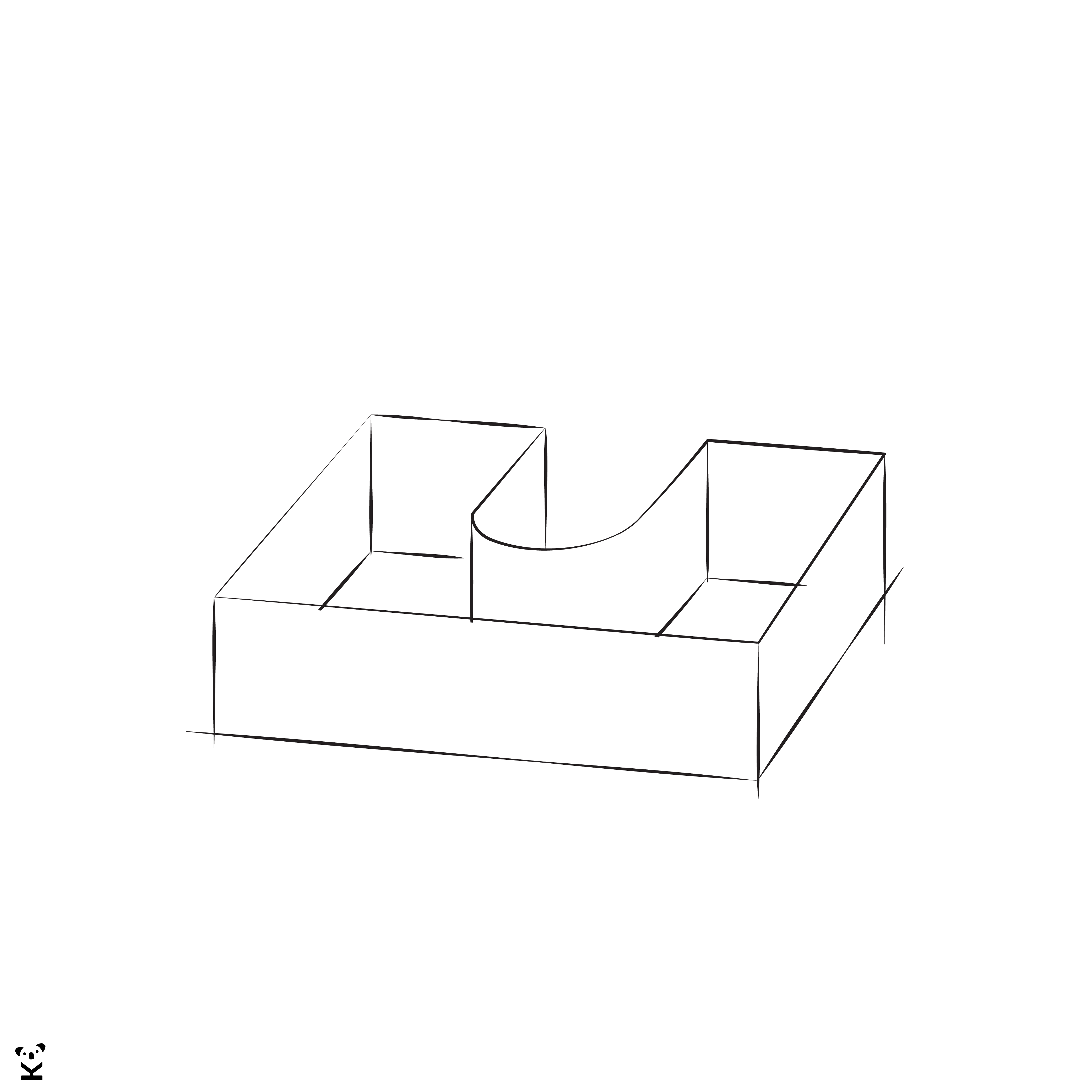 EVERGREEN | ארון אמבטיה כפרי עם ידיות שחורות - Image 6
