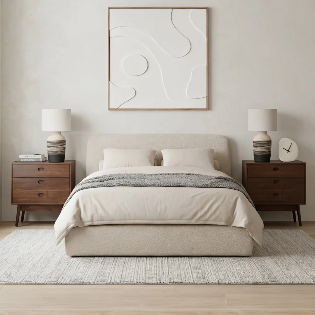 FRANS NIGHTSTAND | שידת לילה מעץ 55/40 ס"מ, עם 3 מגירות - Image 4