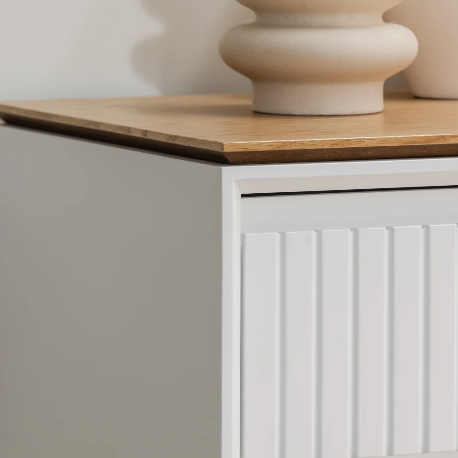 GENOA NIGHTSTAND | שידת לילה מעץ ומתכת 52/40 ס"מ, עם מגירות - Image 6