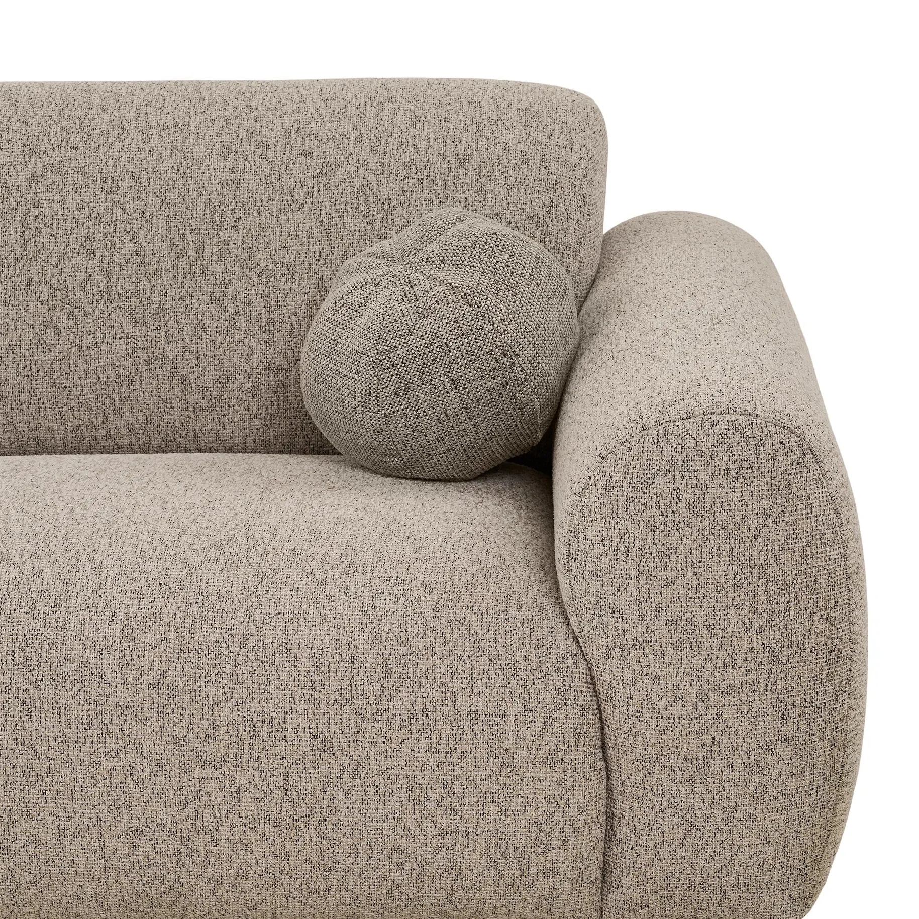 GUDER | ספת שזלונג מרופדת בבד אריג, 300 ס"מ - Image 4