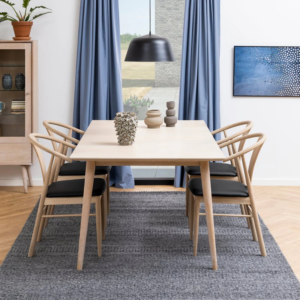 HACKNEY | שולחן אוכל מלבני 200/100 ס"מ, נפתח ל-300 ס"מ עד 14 סועדים - Image 2