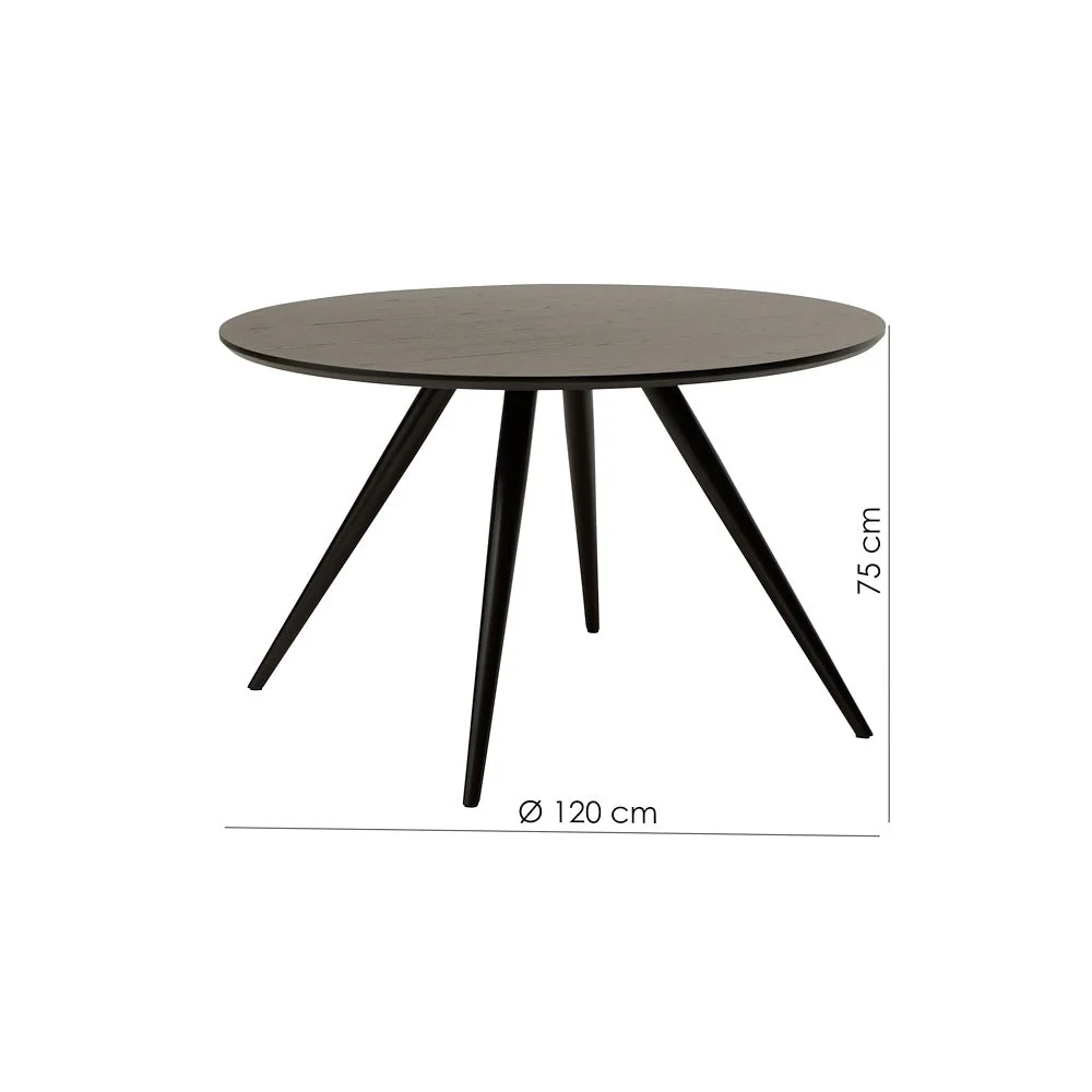 KORVINA | שולחן אוכל עגול קוטר 120 ס"מ, עד 6 סועדים - Image 10