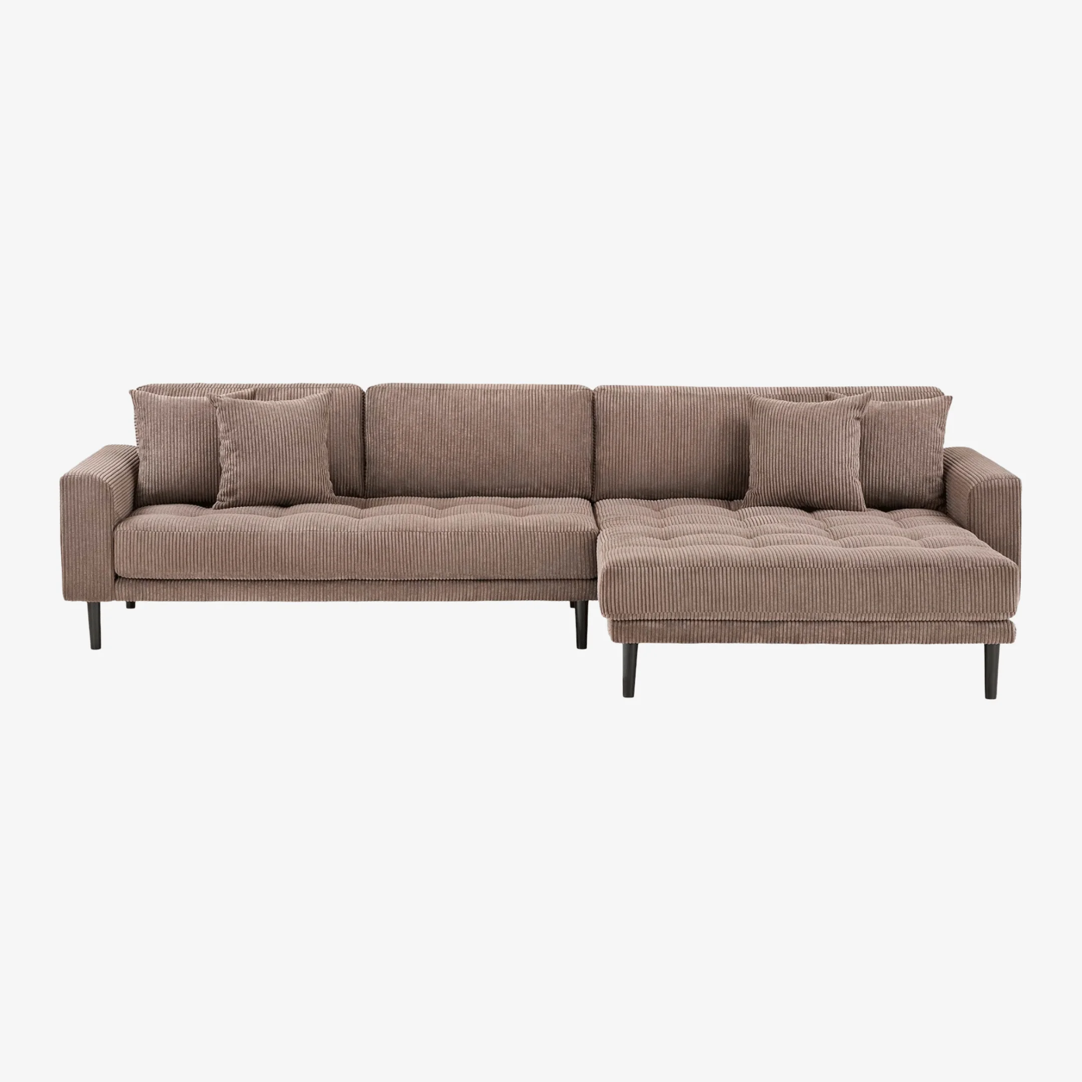 LESU | ספת שזלונג מרופדת בבד קורדרוי, 290 ס"מ - Image 6