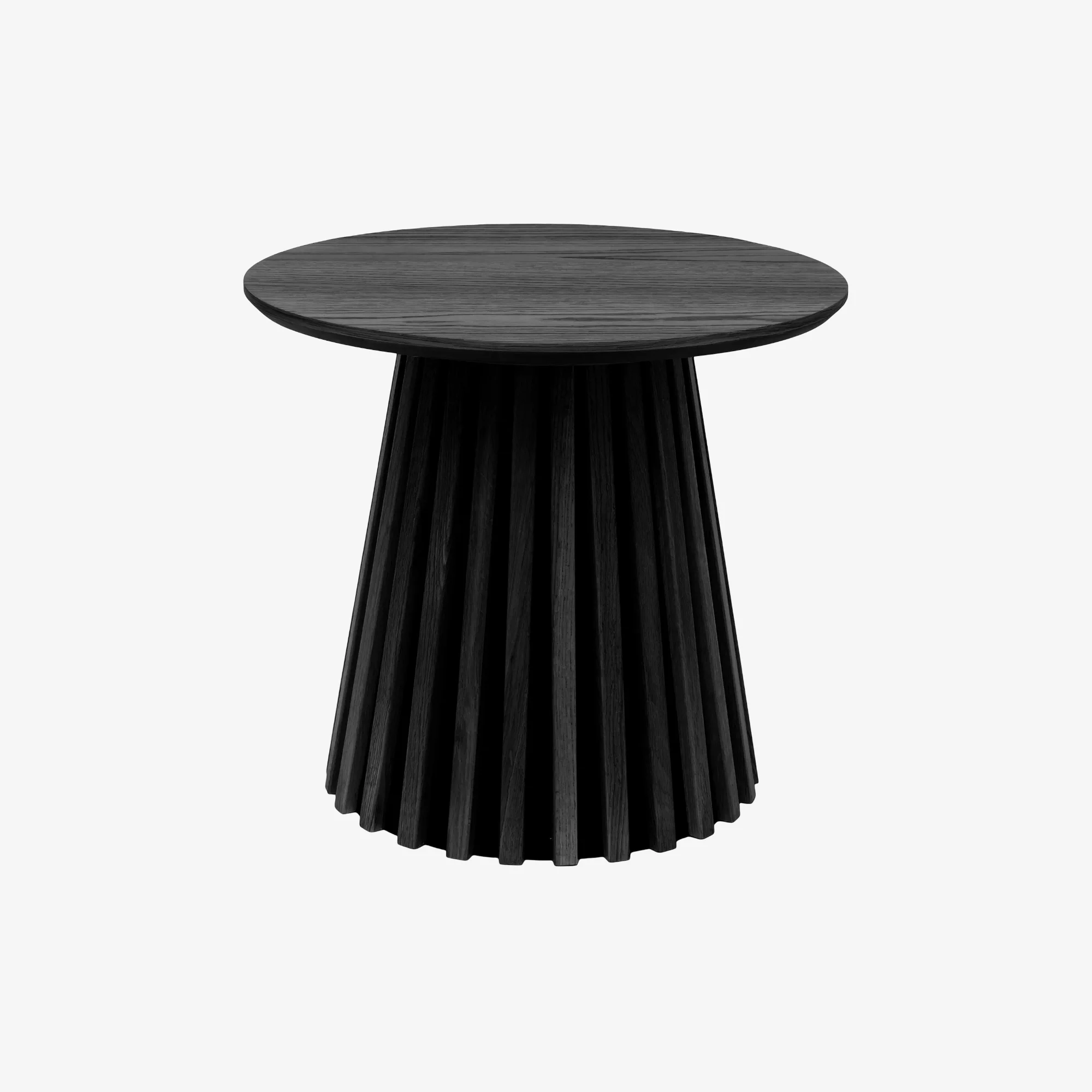 MIYIBA | שולחן צד עגול מעץ, קוטר 50 ס"מ - Image 4